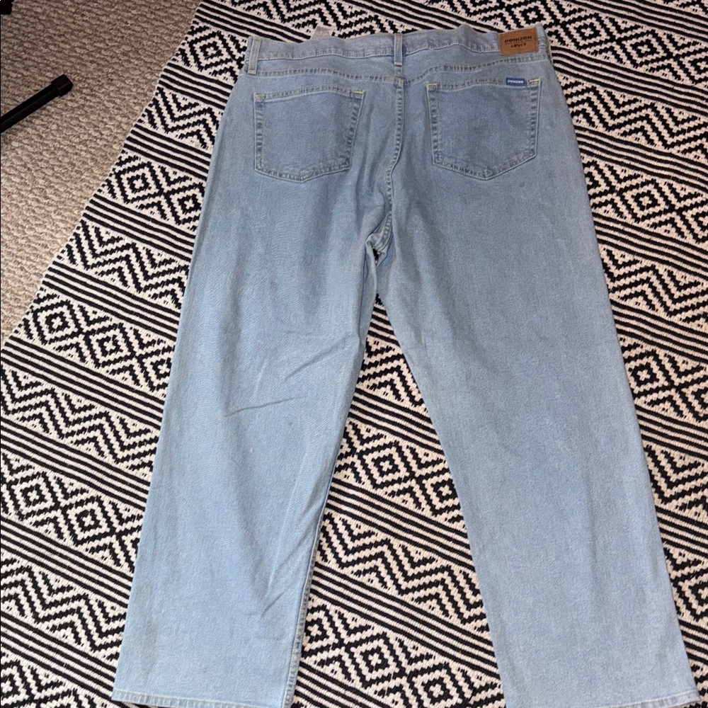 Vintage’90s Loose Straight Light Blue Women's Jeans - Picture 4 of 5